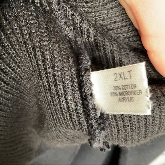 Vintage St Croix Sweater Mens Size 2XLT Knit 1/4 Zip Pullover Cotton Microfiber - Picture 8 of 10